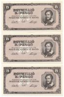 1946. 1.000.000BP (10x) T:AU / Hungary 1946. 1.000.000 Bilpengő (10x) C:AU 
Adamo P37