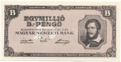 1946. 1.000.000BP (10x) T:AU / Hungary 1946. 1.000.000 Bilpengő (10x) C:AU 
Adamo P37