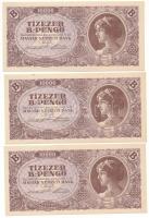 1946. 10.000BP (10x) T:AU / Hungary 1946. 10.000 Bilpengő (10x) C:AU Adamo P35