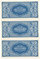 1946. 1.000.000.000MP (10x) T:AU / Hungary 1946. 1.000.000.000 Milpengő (10x) C:AU 
Adamo P34