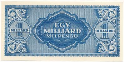 1946. 1.000.000.000MP (10x) T:AU / Hungary 1946. 1.000.000.000 Milpengő (10x) C:AU 
Adamo P34