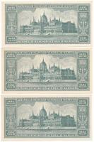 1946. 100.000.000MP (10x) T:AU / Hungary 1946. 100.000.000 Milpengő (10x) C:AU 
Adamo P33