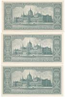 1946. 100.000.000MP (10x) T:AU / Hungary 1946. 100.000.000 Milpengő (10x) C:AU 
Adamo P33