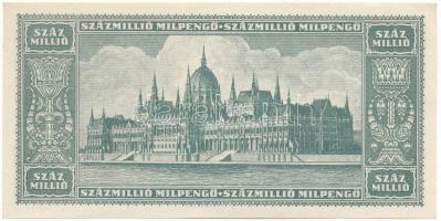 1946. 100.000.000MP (10x) T:AU / Hungary 1946. 100.000.000 Milpengő (10x) C:AU 
Adamo P33