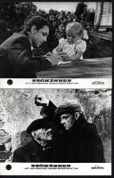 cca 1963 ,,Szökésben" című szovjet film jelenetei és szereplői, 19 db vintage produkciós filmfo...