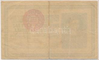 1918. 200K "A 1024" előlap hullámos, hátlap sima, hamis piros "MAGYARORSZÁG" kör...