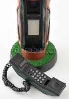 Golftáska alakú vonalas telefon, jó állapotban, m: 42 cm