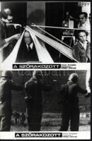 cca 1970 ,,A szórakozott" című francia filmvígjáték jelenetei és szereplői (főszereplő Pierre R...