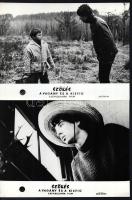 cca 1962 ,,Szökés" című csehszlovák film jelenetei és szereplői, 6 db vintage produkciós filmfo...