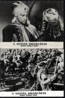 cca 1958 ,,A szultán fogságában" című szovjet - grúz film jelenetei és szereplői, 11 db vintage...