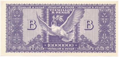 1946. 10.000.000BP (7x) T:AU / Hungary 1946. 10.000.000 Bilpengő (7x) C:AU Adamo P38