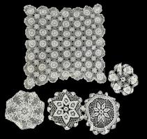 13 db horgolás, kisebb méretűek, jó állapotban