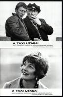 cca 1976 ,,A taxi utasai" című szovjet film jelenetei és szereplői, 13 db vintage produkciós fi...