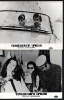 cca 1975 ,,Tengerparti epizód - egy szertelen éjszaka" című bolgár film jelenetei és szereplői,...