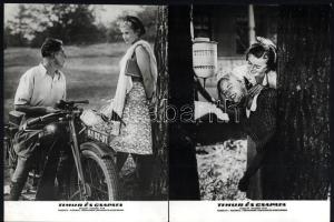 cca 1940/1960 ,,Timur és csapata" című szovjet film jelenetei és szereplői, 11 db vintage produkciós filmfotó ezüst zselatinos fotópapíron, a használatból eredő (esetleges) kisebb hibákkal, 18x24 cm