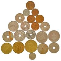 21db-os vegyes skandináv érmetétel, közte Svédország, Norvégia, Finnország, Dánia T:AU-VF 21pcs of mixed scandinavian coin lot from Sweden, Norway, Finland, Denmark C:AU-VF