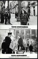 cca 1975 ,,Tisztes honpolgárok" című olasz film jelenetei és szereplői, 13 db vintage produkció...