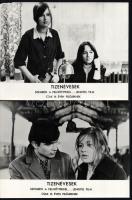 cca 1972 ,,Tizenévesek" című lengyel film jelenetei és szereplői, 11 db vintage produkciós film...
