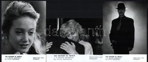 cca 1992 ,,A csalás gyönyöre" című magyar film jelenetei és szereplői (rendezte Gyarmathy Lívia...