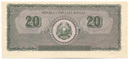 Románia 1950. 20L "S/2 0567794" T:XF 
Romania 1950. 20 Lei "S/2 0567794" C:XF 
...