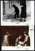 cca 1973 ,,Fotográfia" című magyar film jelenetei és szereplői (rendezte Zolnay Pál), 6 db vint...