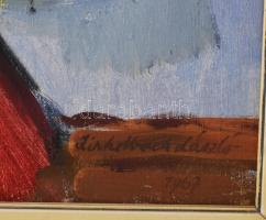 Zirkelbach László (1916-2014): Csendélet, 1967. Olaj, vászon, jelzett. Hátoldalán Képcsarnok Vállala...