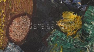 E Pascu jelzéssel: Csendélet. Olaj, vászon. Dekoratív fakeretben, 61x50 cm