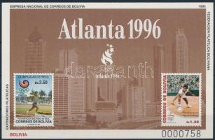 Nyári olimpia, Atlanta vágott blokk, Olympic Games Atlanta imperforate block