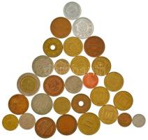 29db-os vegyes külföldi érmetétel, közte Izrael, Kína, Thaiföld, Kuba stb. T:vegyes
29pcs of mixed ...