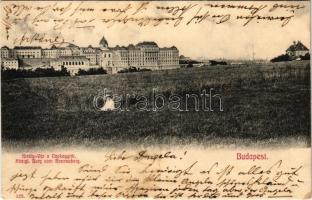 1904 Budapest I. Királyi vár a Naphegyről (EK)