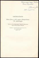 Emlékelőadás Balassa János, az első magyar sebészprofesszor 150. születésnapján. Ladányi Józsa előad...