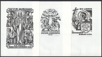 Kékesi László 15 linómetszete. Bp., é.n., KBK Grafikagyűjtő és Művelődési Egyesület, 15 t. (Komplett...