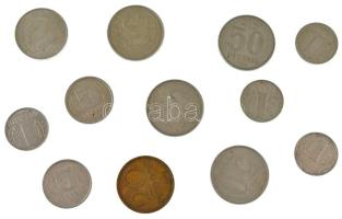 NDK 1958-1989. 1pf-50pf (12x) T:XF,VF GDR 1958-1989. 1 Pfennig - 50 Pfennig (12x) C:XF,VF