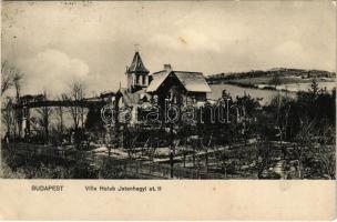 1913 Budapest XII. Villa Holub. Kunstanstalt Alois Holub kiadása. Istenhegyi út 11. (EK)