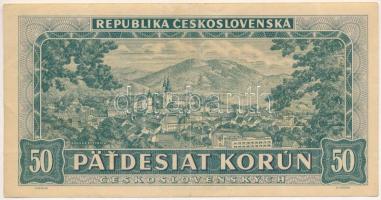 Csehszlovákia 1948. 50K hamis, rossz minőség "S" perforációval T:F
Czechoslovakia 1948. 5...