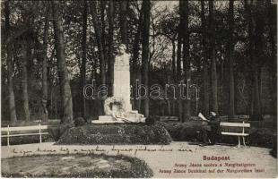 1913 Budapest XIII. Margitsziget, Arany János szobra