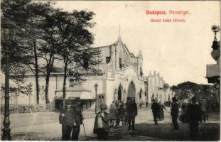 1909 Budapest XIV. Városliget, Mulató bódék (Wurstli), Edison Automata pavilon, Fortuna mozi