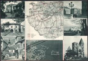 cca 1930-1940 A Dunántúl ősi földjén, képes turisztikai ismertető prospektus, az Országos Magyar Ide...