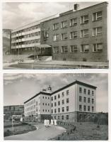 Ózd - 6 db MODERN város képeslap: Városi kórház, látkép, Tanácsháza, Béke szálló, lakótelep, utca (K...