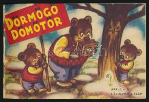 1957 Dörmögő Dömötör. I. évf. 1-9.,11-12. sz. Majdnem teljes első évfolyam. Haránt-alakú élvászon-kö...