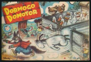 1957 Dörmögő Dömötör. I. évf. 1-9.,11-12. sz. Majdnem teljes első évfolyam. Haránt-alakú élvászon-kö...