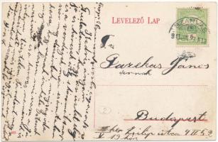 1913 Szarvas, Árpád szálloda, piac (EK)