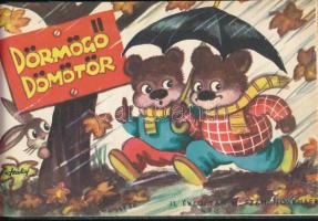 1958 Dörmögő Dömötör. II. évf. 1-12. sz. Teljes második évfolyam. Haránt-alakú kissé kopott félvászo...