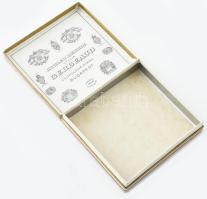 Kugler Henrik utóda Gerbeaud Csokoládégyára Budapest papírdoboz, szép állapotban, 9,5×10×2 cm