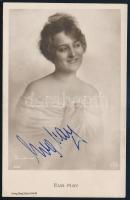 cca 1920-24 Eva May (1902-1924) osztrák színésznő aláírt fotólapja / Autograph signed photocard