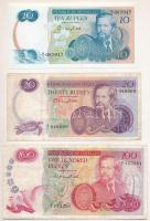 Seychelles-szigetek 1976. 10R + 1977. 20R + 100R T:AU,F Seychelles 1976. 10 Rupees + 1977. 20 Rupees + 100 Rupees C:AU,F