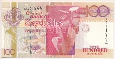 Seychelles-szigetek 1998-2010. 100R AA001944 T:UNC Seychelles 1998-2010. 100 Rupees AA001944 C:UNC Krause 39.