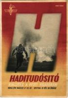 1943 Haditudósító kiállítás a Pesti Vigadóban / WWII Hungarian Military Correspondent Exhibiton s: Németh Nándor + "Magyarország kormányzójának 75. születésnapja Budapest 1943. VI. 18." So. Stpl.