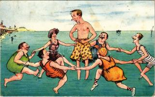 1926 Tengerparti humor / beach humour (fl)