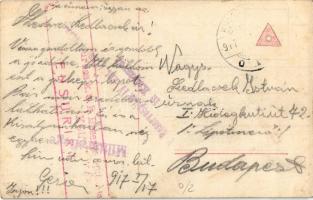 1917 Fedák Sári (1879-1955) primadonna, Molnár Ferenc felesége és Rátkai Márton (1881-1951) Kossuth-...